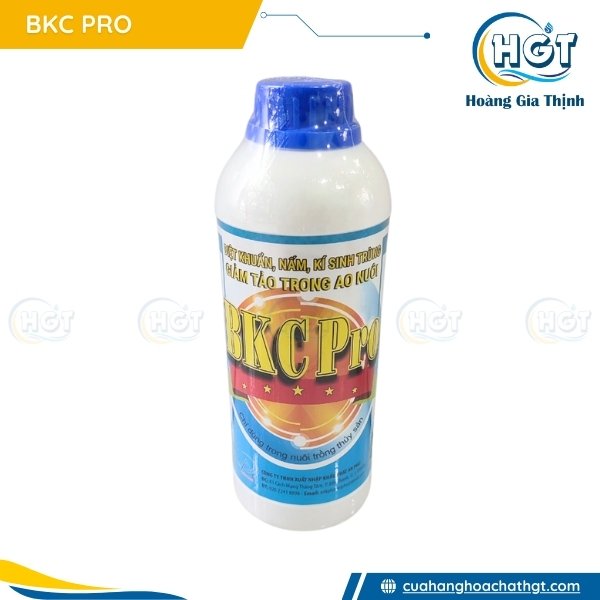 Diệt khuẩn nấm ký sinh trùng giảm tảo trong ao nuôi BKC PRO