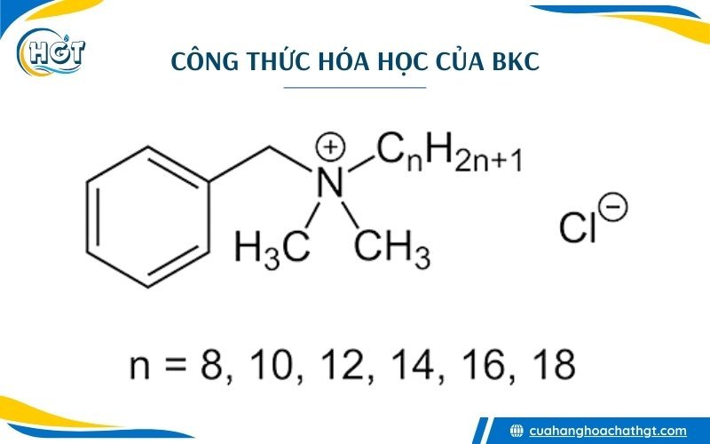 Công thức hóa học của BKC