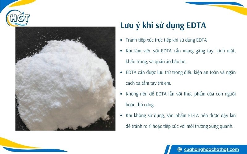 Lưu ý khi sử dụng hóa chất Thủy sản EDTA