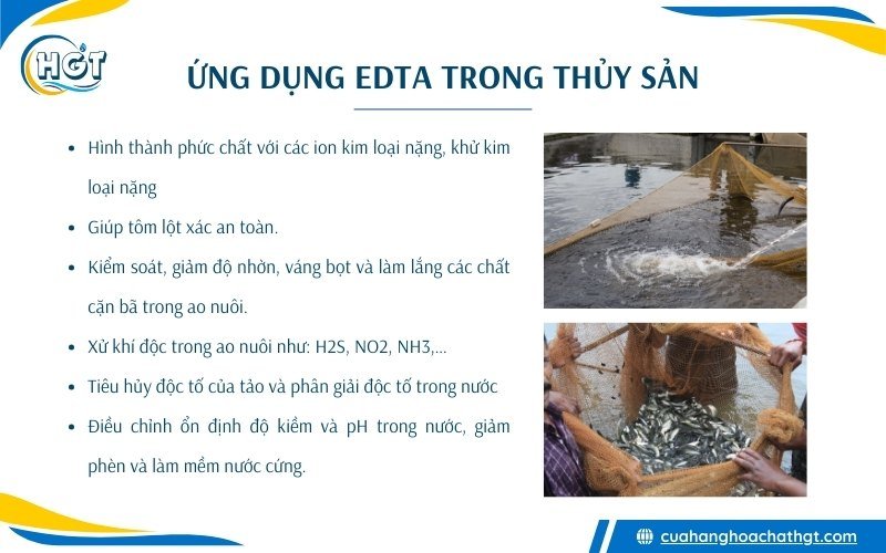 Ứng dụng của EDTA trong nuôi trồng thủy sản