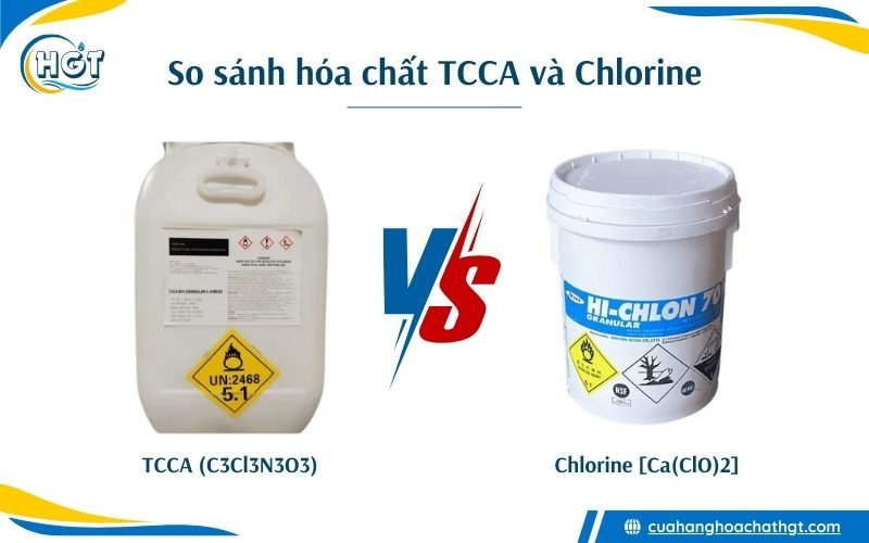 Hóa chất TCCA và Chlorine khác nhau như thế nào?