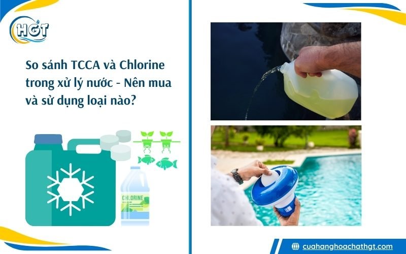 So sánh TCCA và Chlonine - Loại nào tốt? Nên mua loại nào để xử lý nước